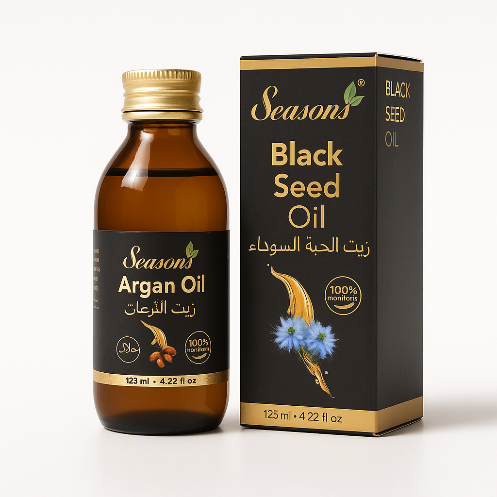 Natural Oils by Seasons – Blackseed, Castor, Amla & Argan Oils