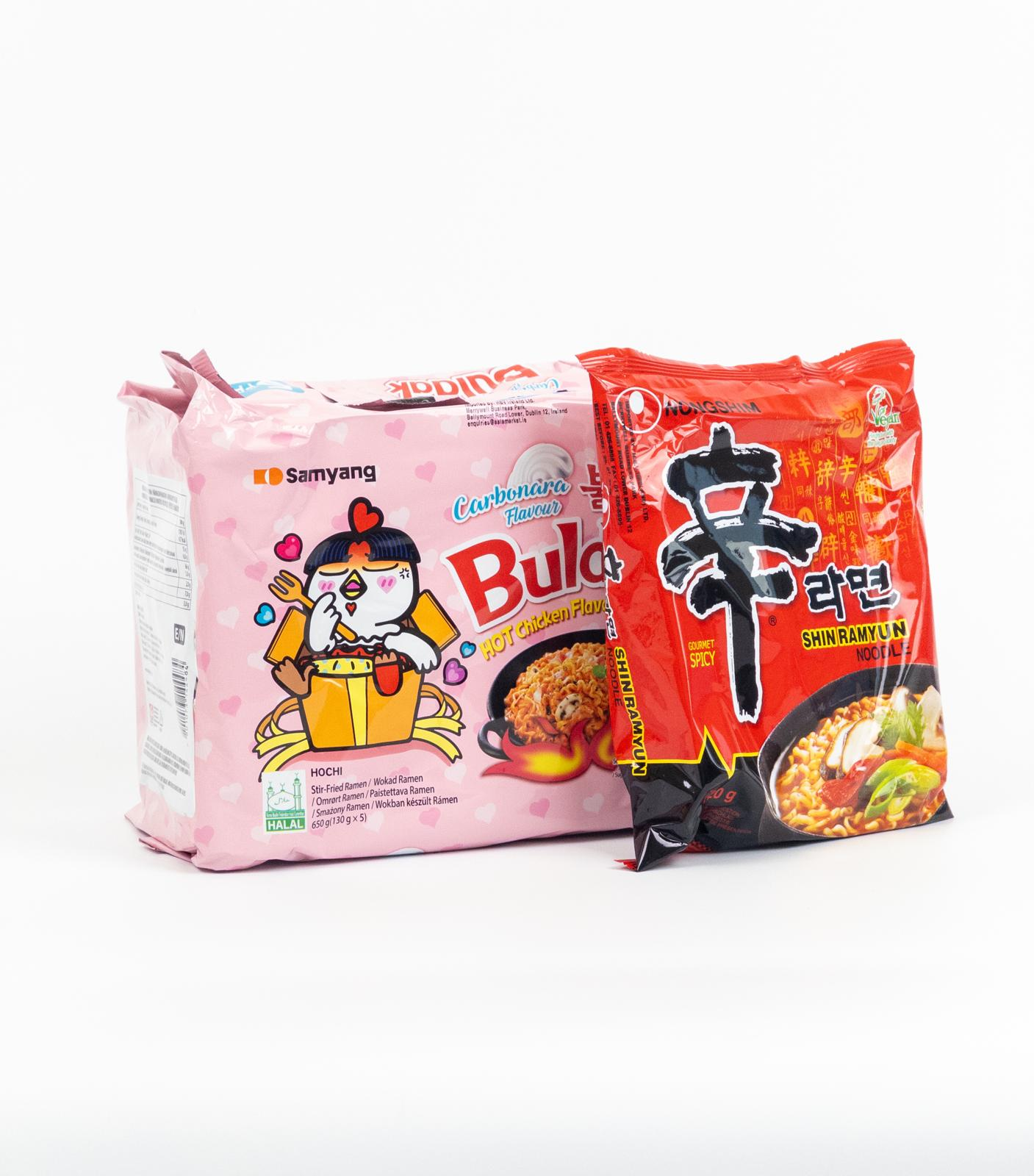 Instant Noodles – Samyang, Nongshim & 2X Spicy Korean Ramen