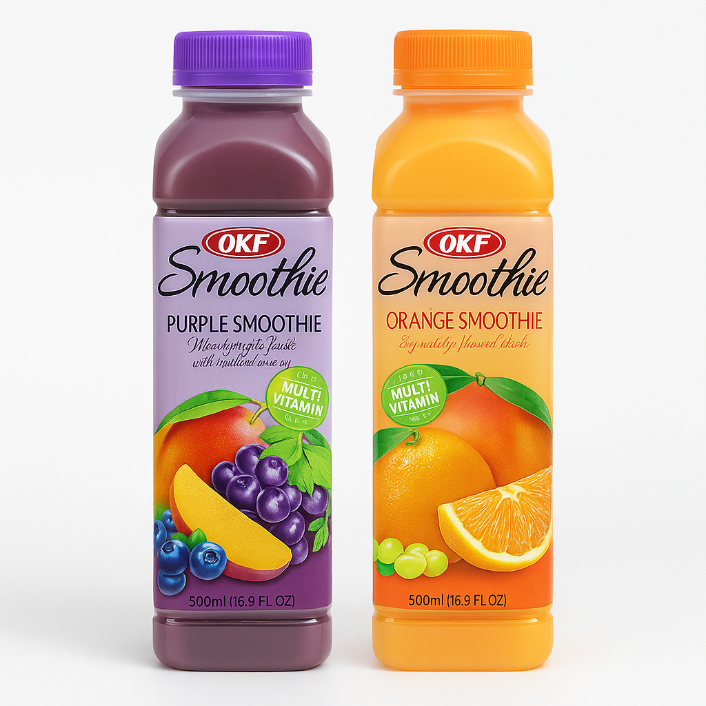 OKF Smoothies Wholesale Ireland | Tropical, Mixed Berries & Green