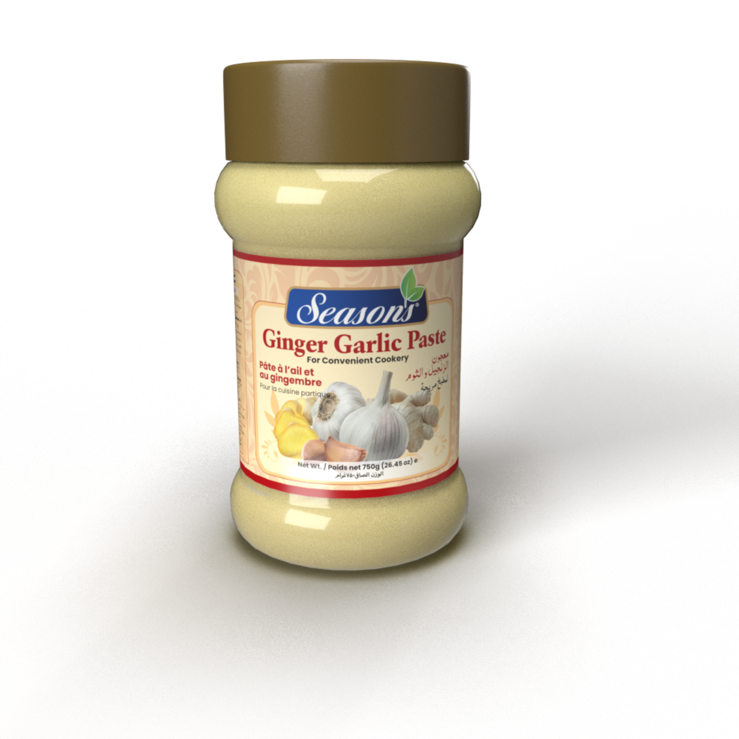Seasons Pure Ginger Garlic Paste (12x750g) - Buy Online in Ireland