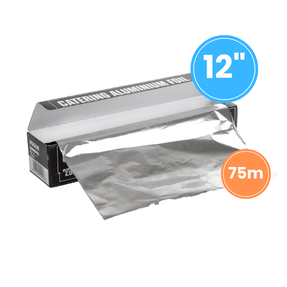 Catering Kitchen Foil 12" 75m - 6 pcs