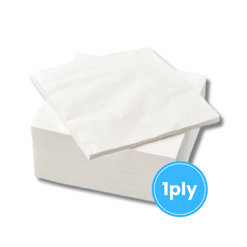 1 Ply White Napkins (5000pcs)