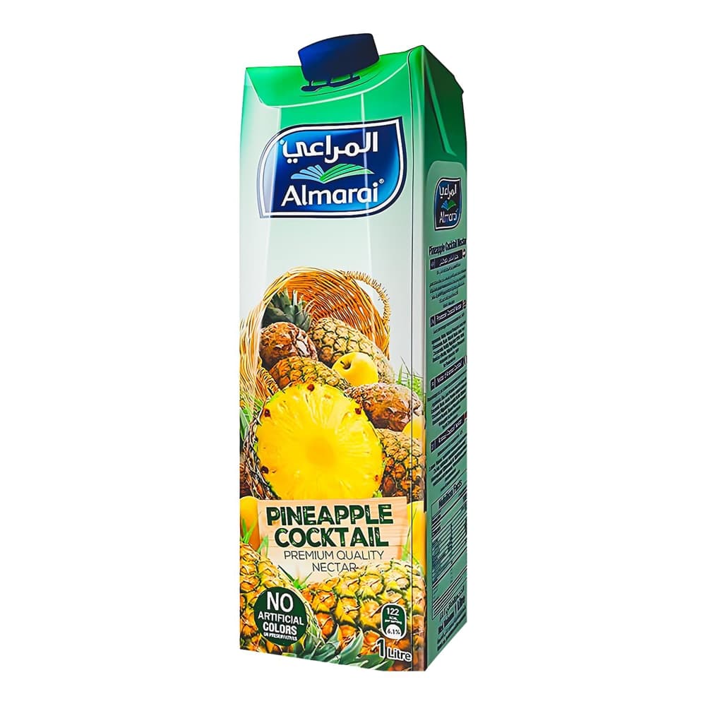 Almarai UHT Pineapple Nectar (12x1L) – Drink from Nimbus Distributions, trusted Drinks Wholesale Supplier.