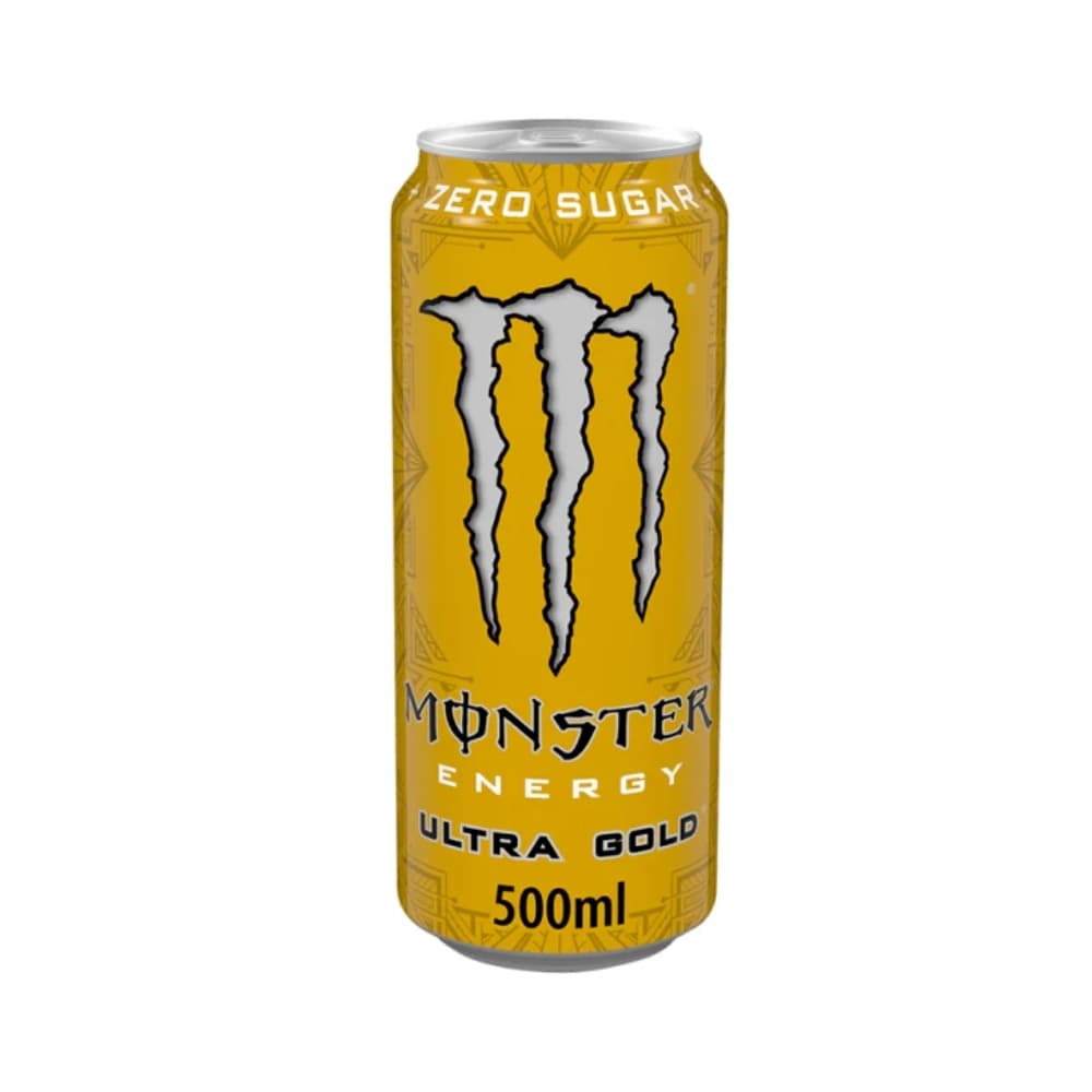Monster Energy Gold  12x500ml (DRS) – Drink from Nimbus Distributions, trusted Drinks Wholesale Supplier.