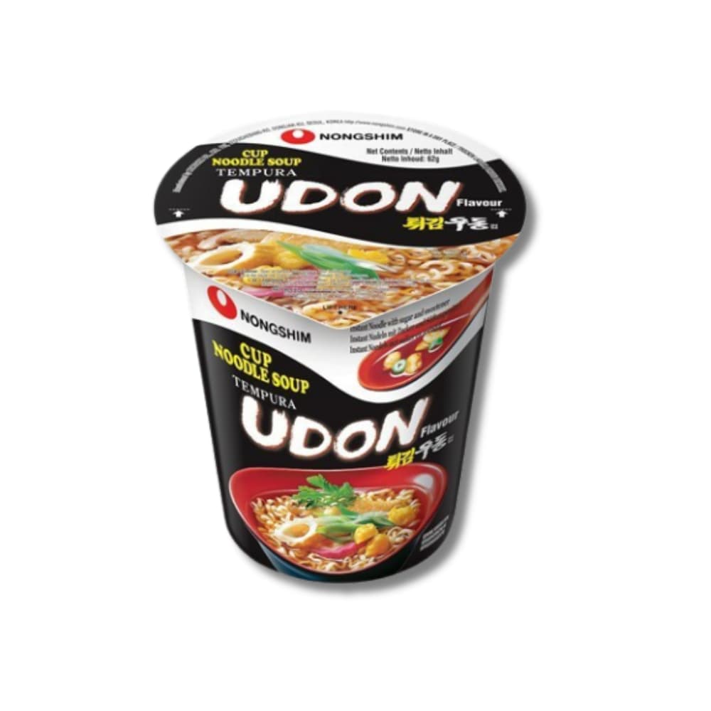 NONGSHIM Instant Cup Noodle Udon (12x62) – Food from Nimbus Distributions, trusted Food Wholesale Supplier.