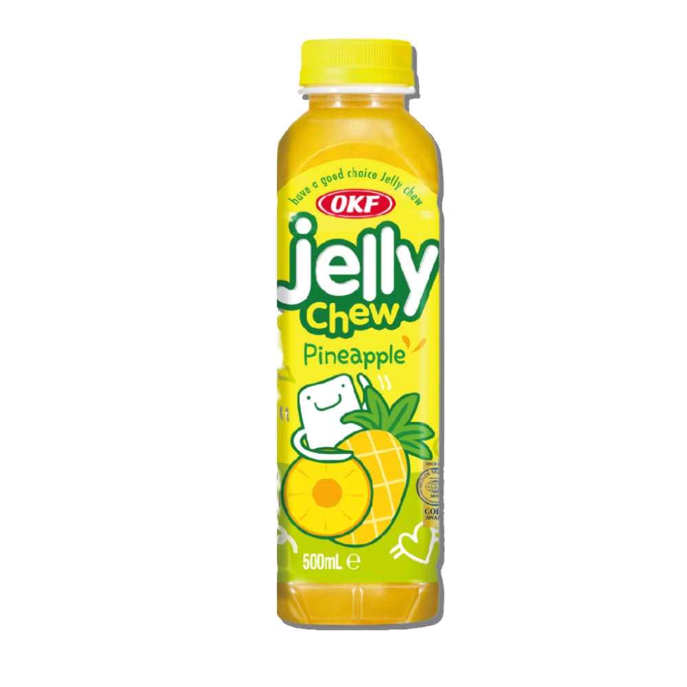 OKF Jelly Chew Pineapple (20x500ml) – Drink from Nimbus Distributions, trusted Drinks Wholesale Supplier.