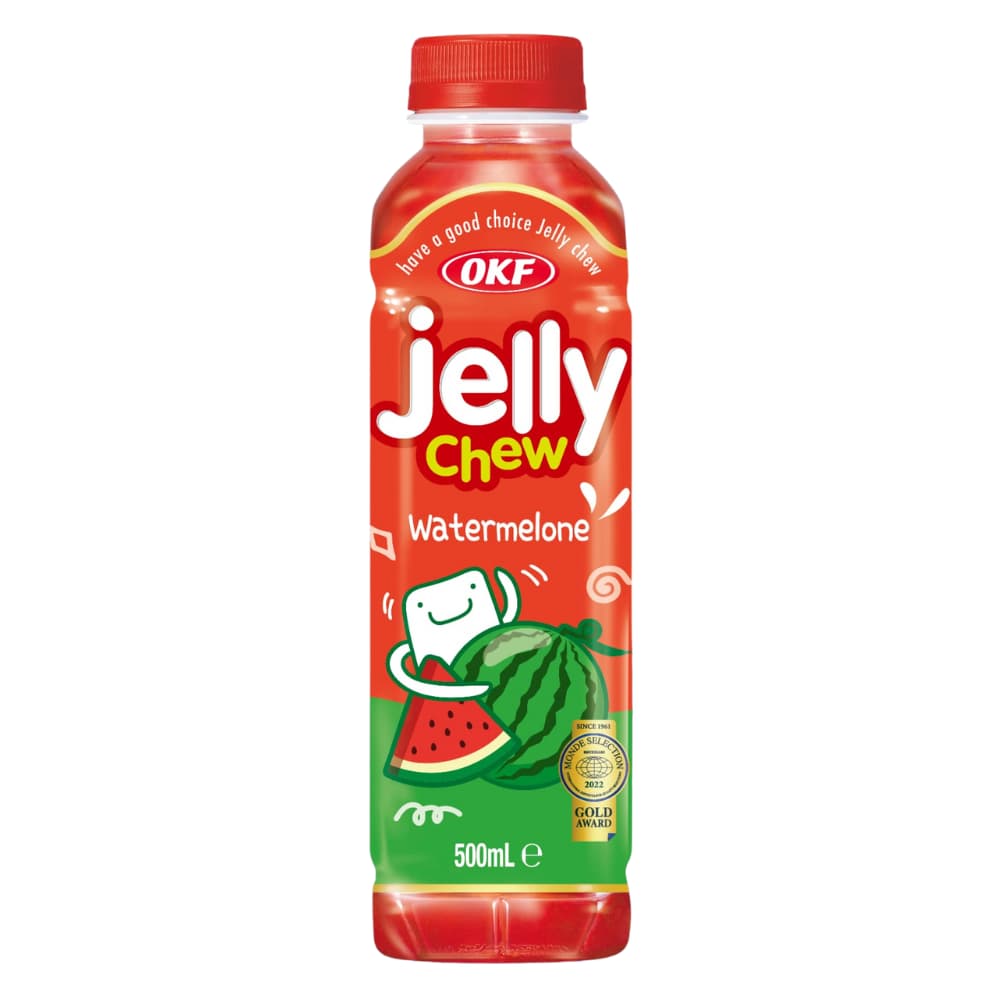 OKF Jelly Chew Watermelon (20x500ml) – Drink from Nimbus Distributions, trusted Drinks Wholesale Supplier.