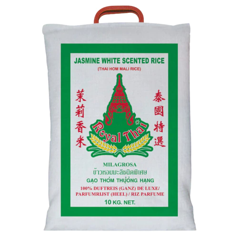Royal Thai Jasmine Rice Scented White (10x1kg) – Food from Nimbus Distributions, trusted Food Wholesale Supplier.