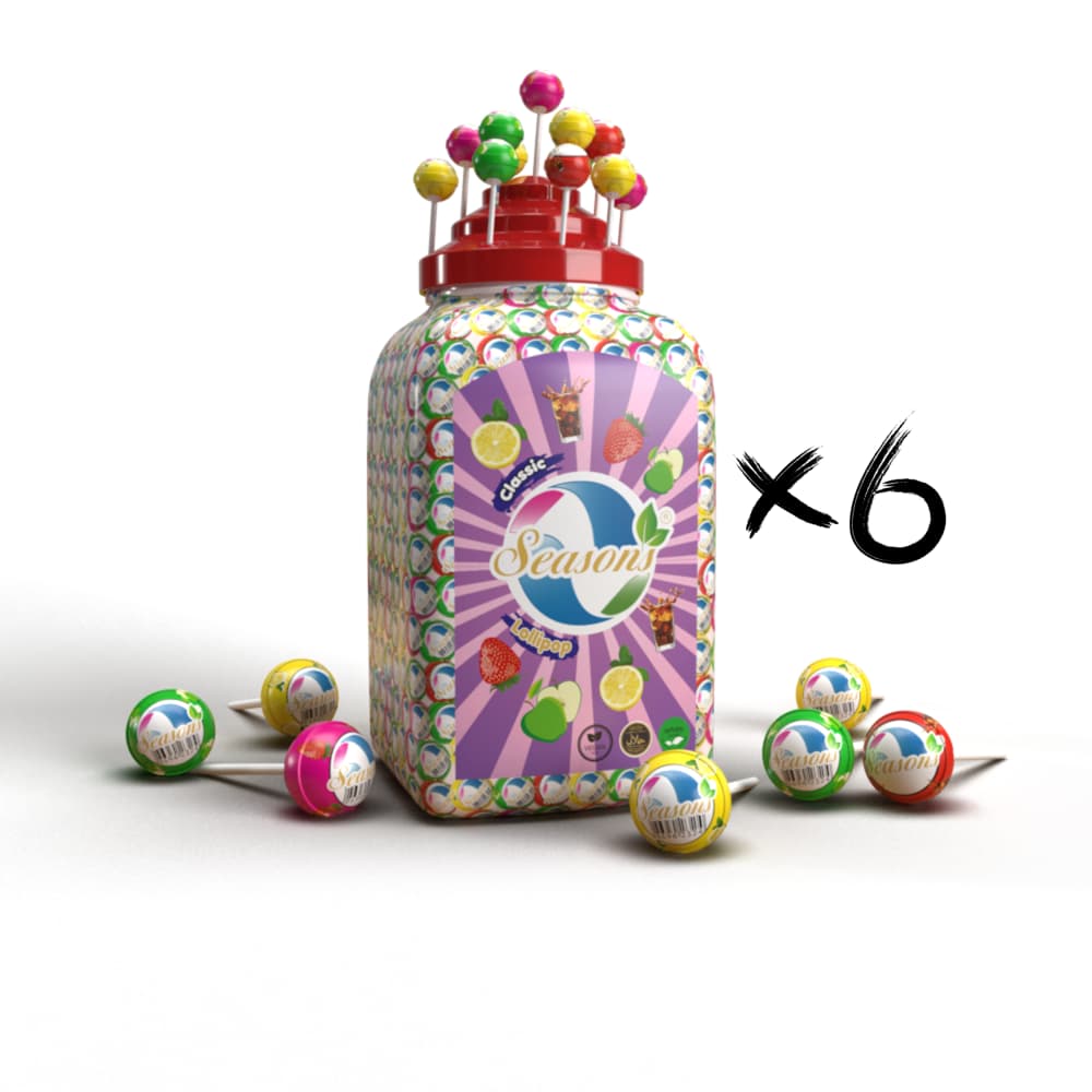 Seasons Lollipops (6x120x10gm) – Food from Nimbus Distributions, trusted Food Wholesale Supplier.