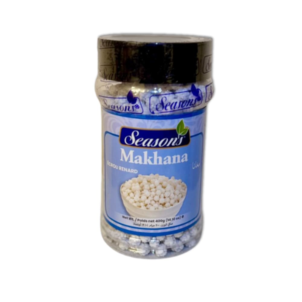 Seasons Makhana (12x400g) – Food from Nimbus Distributions, trusted Food Wholesale Supplier.