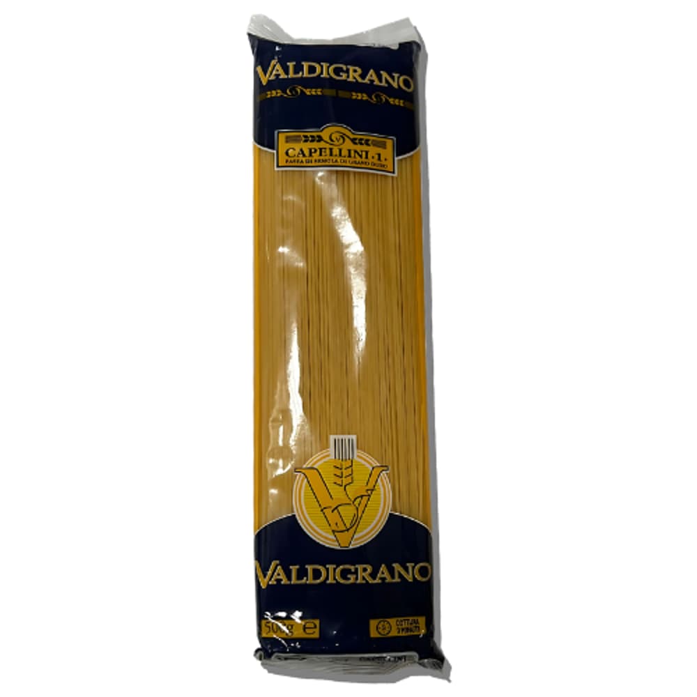 Valdigrano Capellini (24x500g) – Food from Nimbus Distributions, trusted Food Wholesale Supplier.
