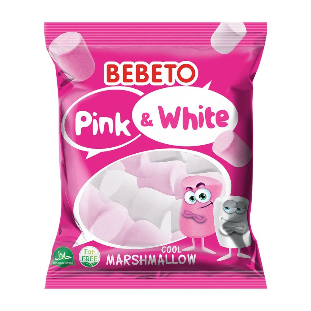 Bebeto Marshmallows Pink & White (24x135gm) - Buy Online in Ireland