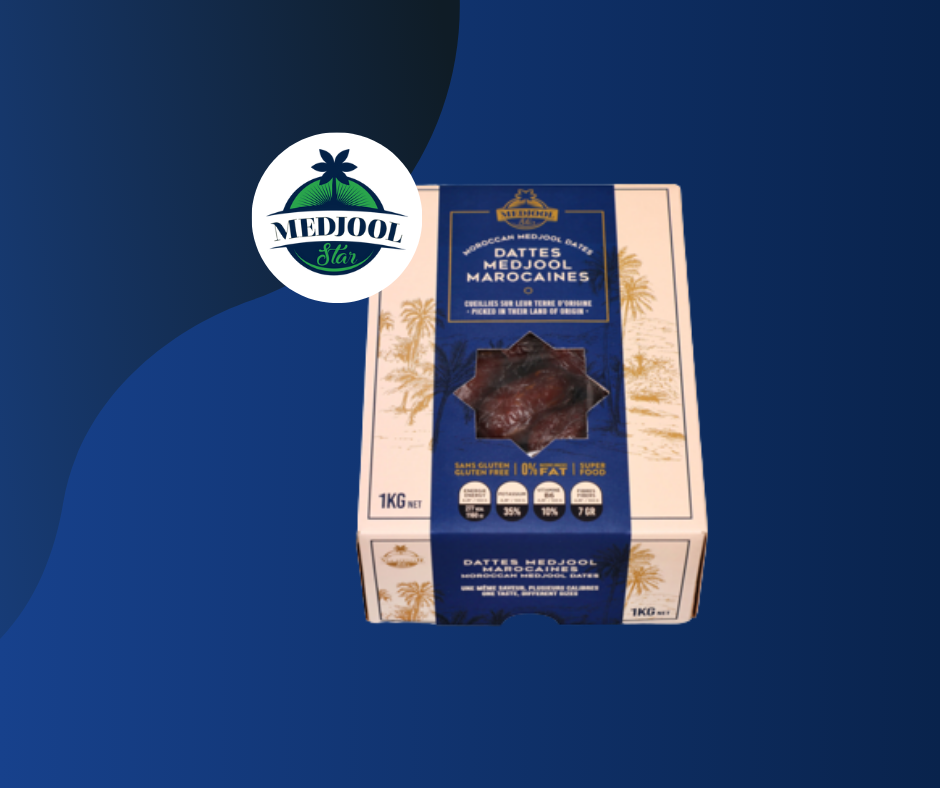 Moroccan Medjoul Dates – Large & Medium 1KG Packs (8x1KG)