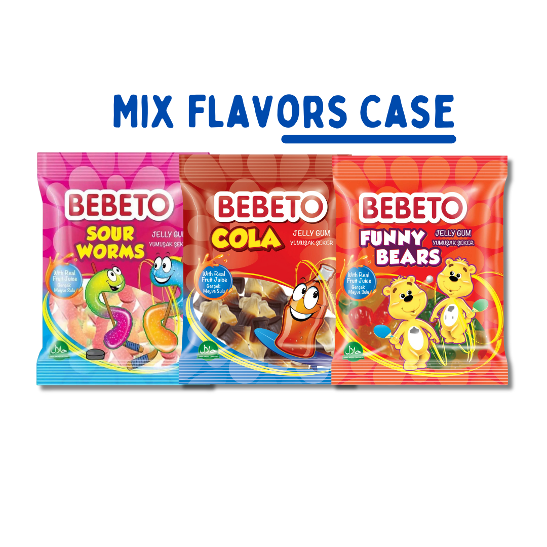 Bebeto Misc Flavors Jellies (6x12x80gm)