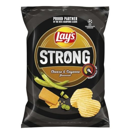 Lays Strong Cheese & Jalapeno (24x120g)