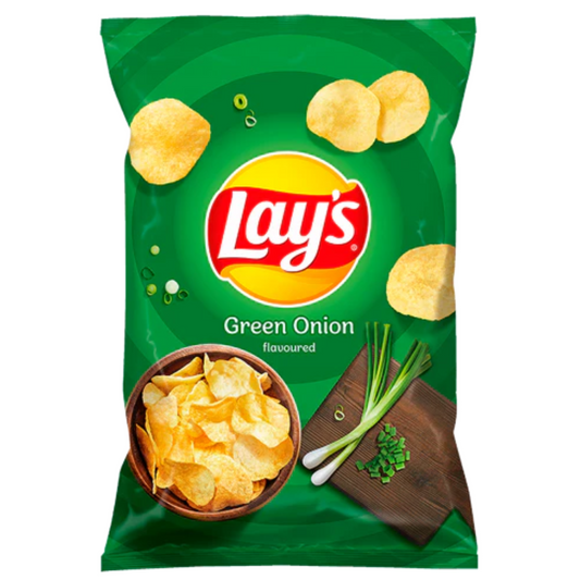 Lays Green Onion (21x130g) - Buy Online in Ireland