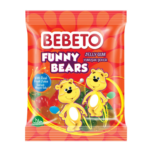 Bebeto Jellies Funny Bear (6x12x80gm) - Buy Online in Ireland