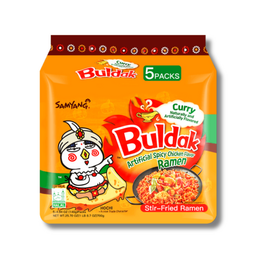 Samyang Buldak Hot Chicken Curry (8x5x140g) - Buy Online in Ireland