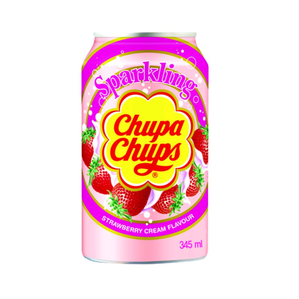 Chupa Chups Strawberry Cream (24x345ml)