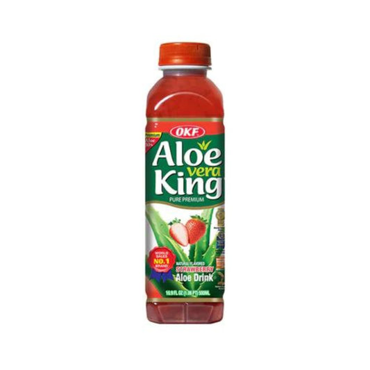 OKF Aloe Vera King Strawberry (20x500ml) - Buy Online in Ireland