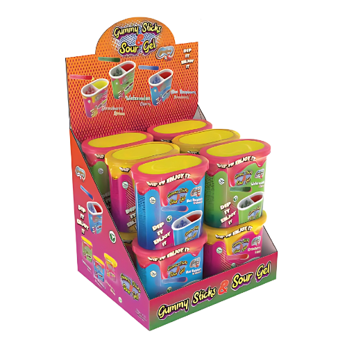 Cocco Candy Gummy Sticks and Sour Gel (12x50g)