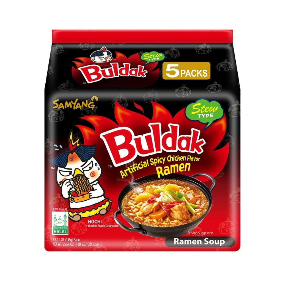 Samyang Buldak Hot Chicken Stew (8x5x140g) - Buy Online in Ireland