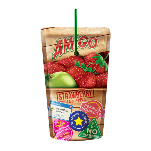 Amigo - Strawberry Juice (8x200ml)