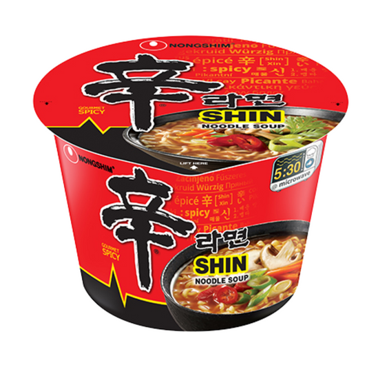 NONGSHIM Instant Noodle BIG Bowl Shin 16 X 114 GR - Buy Online in Ireland
