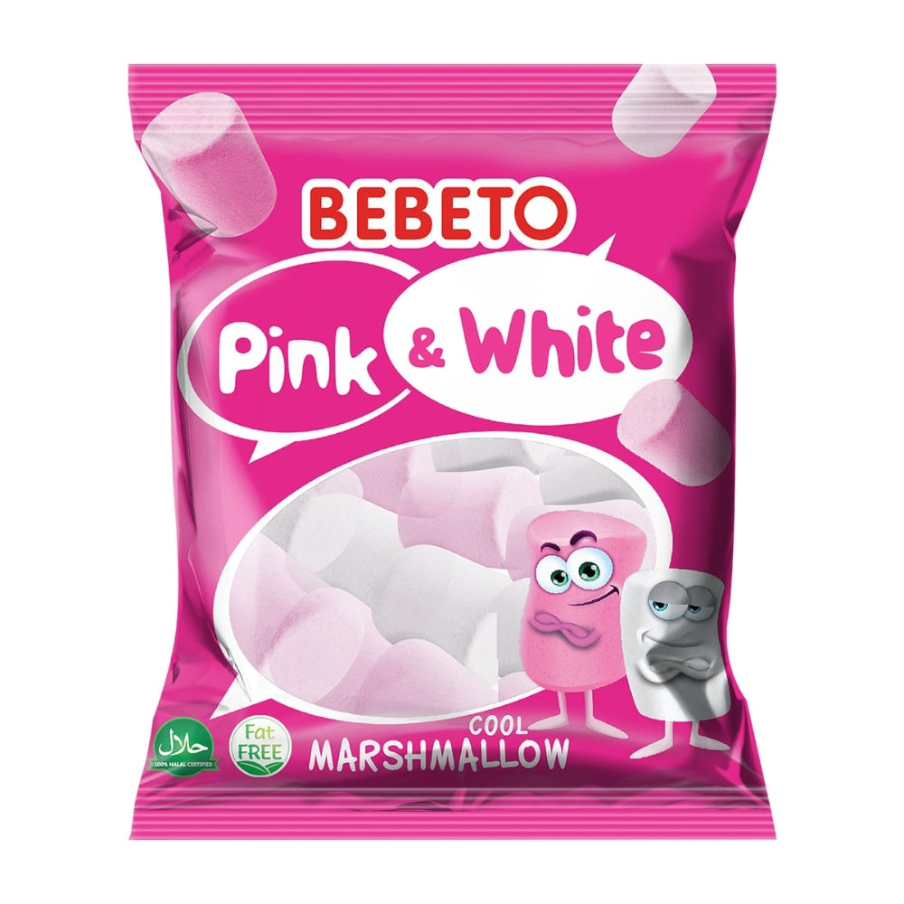 Bebeto Marshmallows Pink & White 6x12x60gm