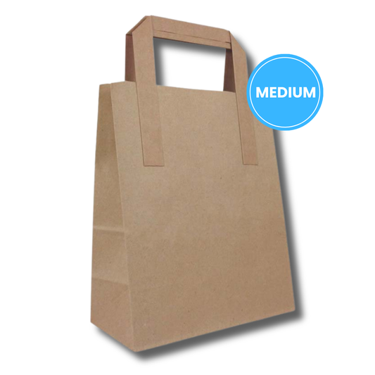 Brown Tape Handle Bag Medium(250pcs)