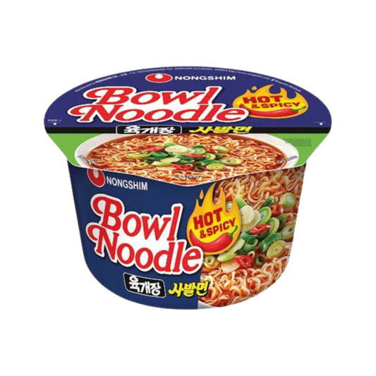 NONGSHIM Instant Bowl Noodle Hot & Spicy 12 X 100 GR - Buy Online in Ireland