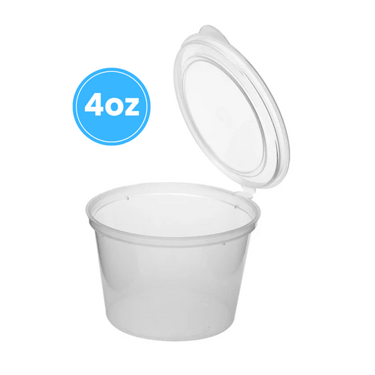 Plastic Dips Lid Fold 4oz 500pcs