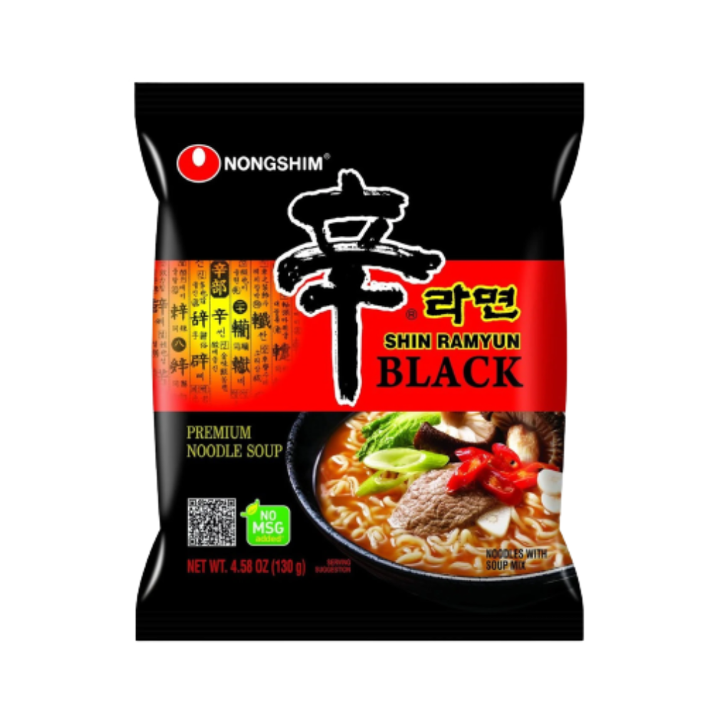 Nongshim Packet Noodle Shin Ramyun Black (20x130g) - Buy Online in Ireland