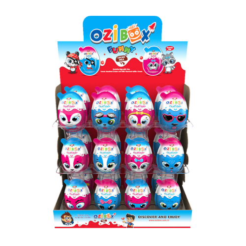 OZIBOX Funny Surprise Eggs (24x20g)