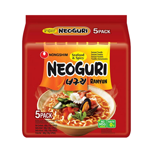 Nongshim Multi Pack Neoguri Hot (8x5x120gm) - Buy Online in Ireland