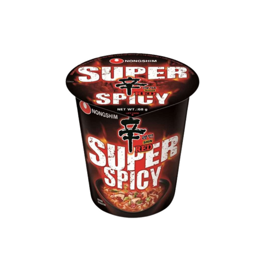 NONGSHIM Instant Cup Noodles Shin Red Super Spicy 12 X 68 GR - Buy Online in Ireland