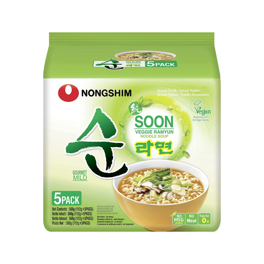 Nongshim Soon Veggie Multi Pack (8x5x120g) - Buy Online in Ireland