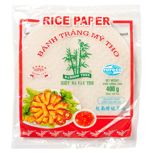 BambooTree Rice Paper Spring Roll 22cm (36x400g)