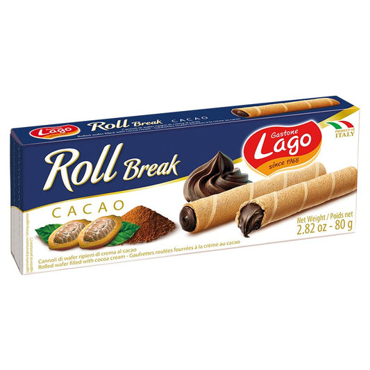 Lago Roll Break Chocolate (24x80g) - Buy Online in Ireland