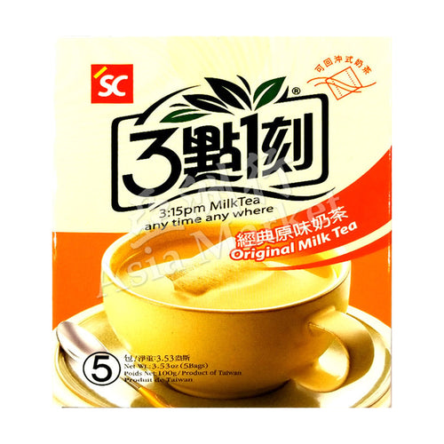 3:15 Pm Milk Tea Original, 20g, case of 24 – milk & malt drinks from Taiwan