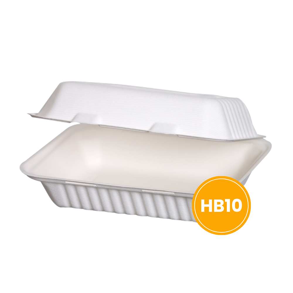 HB 10 MEAL BOX BAGASSE (250 pcs)