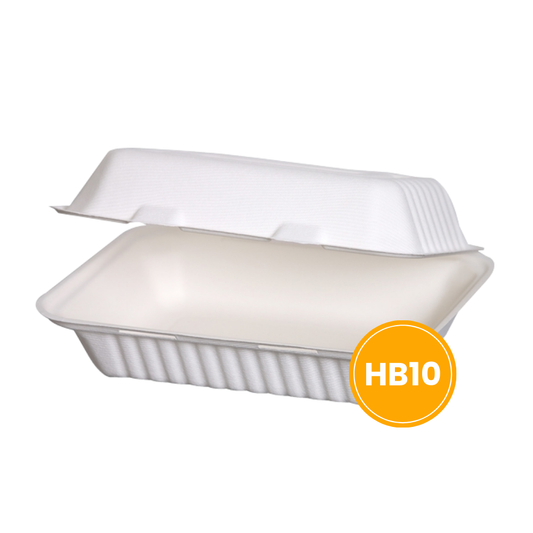 HB 10 MEAL BOX BAGASSE (250 pcs)