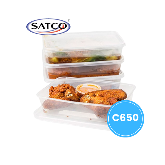 Satco C650 Container + Lids (250pcs)