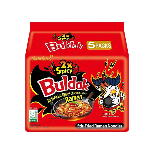 Samyang Buldak 2x Spicy Hot Chicken Ramen (8x5x140g)