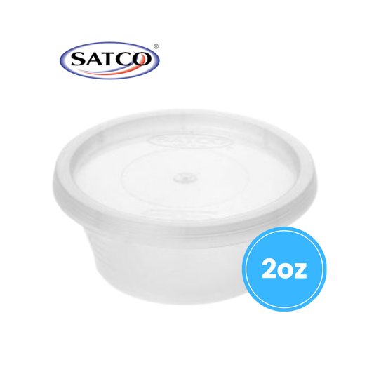 Satco 2OZ Sauce Pots + Lids (1000pcs)