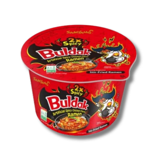 Samyang Hot Chicken Flavour Ramen Big Bowl 2x Spicy (16x105g)