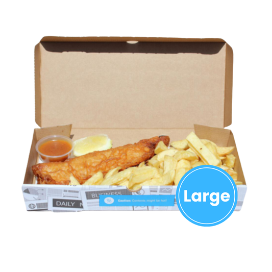 Fish & Chips Box- Large (100pcs)
