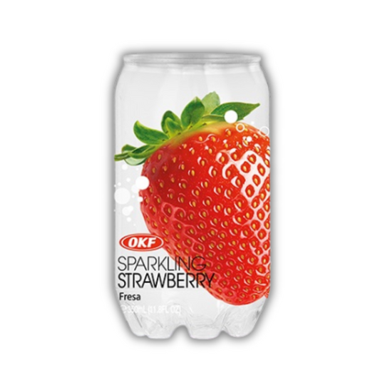 OKF Aloe-Vera King Sparkling Water Strawberry (24x350ml) - Buy Online in Ireland
