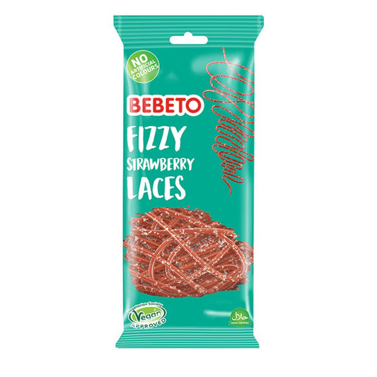 Bebeto Laces Strawberry 12x250gm - Buy Online in Ireland