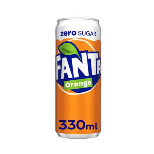 IRISH Fanta Orange Zero  24x330ml (DRS)